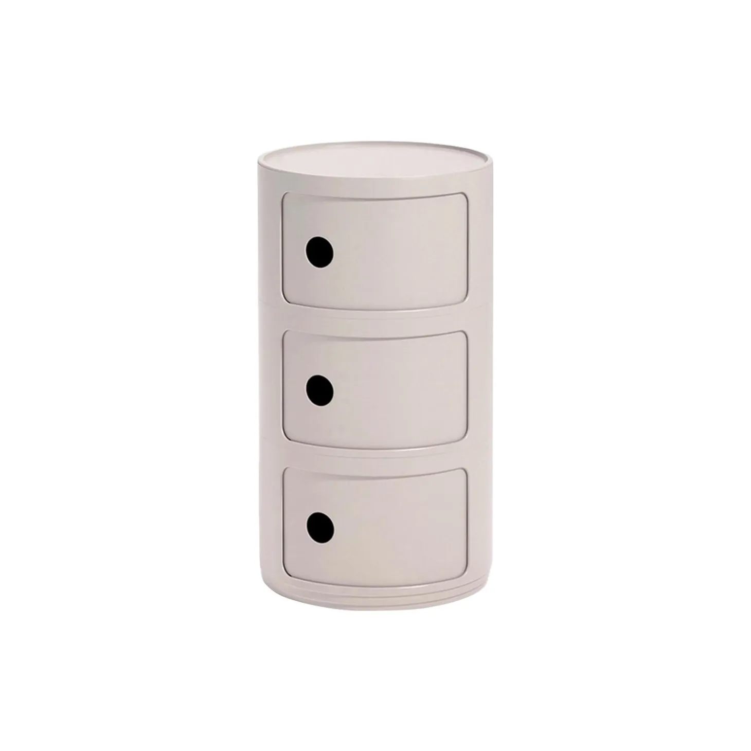 COMPONIBILI BIO 3 ELEMENTI oppbevaringsbord, cream