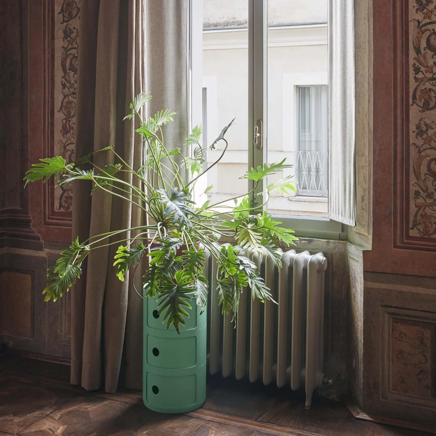 COMPONIBILI BIO 3 ELEMENTI oppbevaringsbord, green