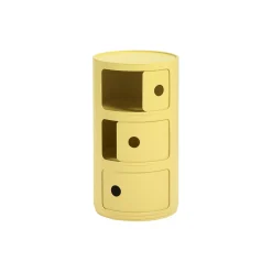 Componibili Bio 3 elementi oppbevaringsbord, giallo