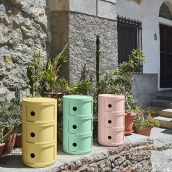 Componibili Bio 3 elementi oppbevaringsbord, giallo