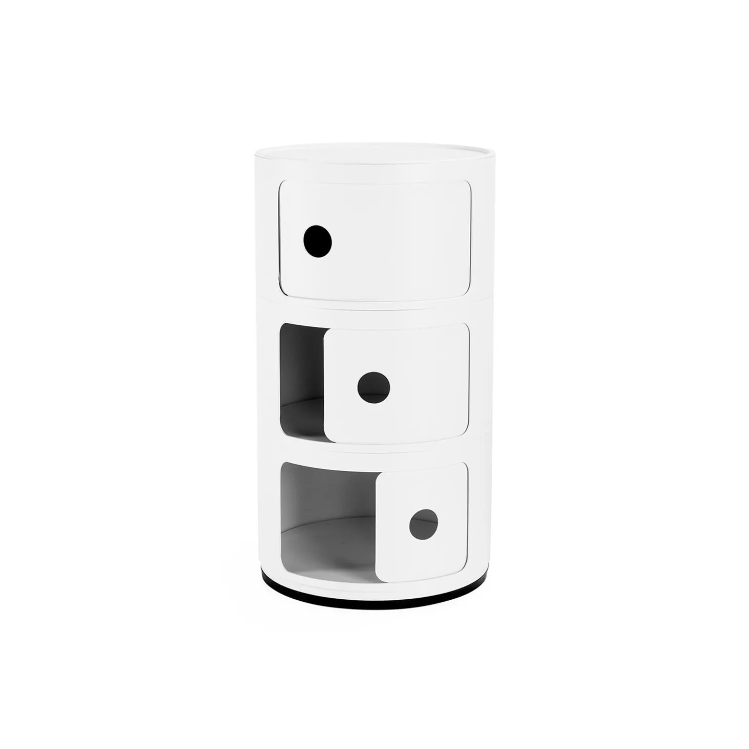 COMPONIBILI RECYCLED 3 ELEMENTI oppbevaringsbord, white