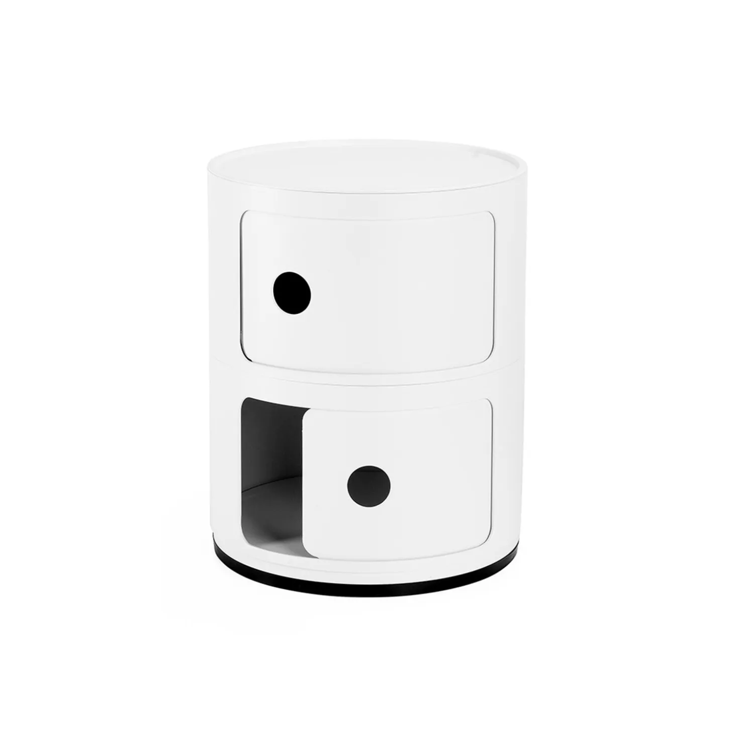 COMPONIBILI RECYCLED 2 ELEMENTI oppbevaringsbord, white