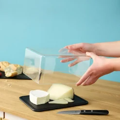 CONTAIN-IT Cheese Box, black