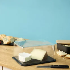 CONTAIN-IT Cheese Box, black