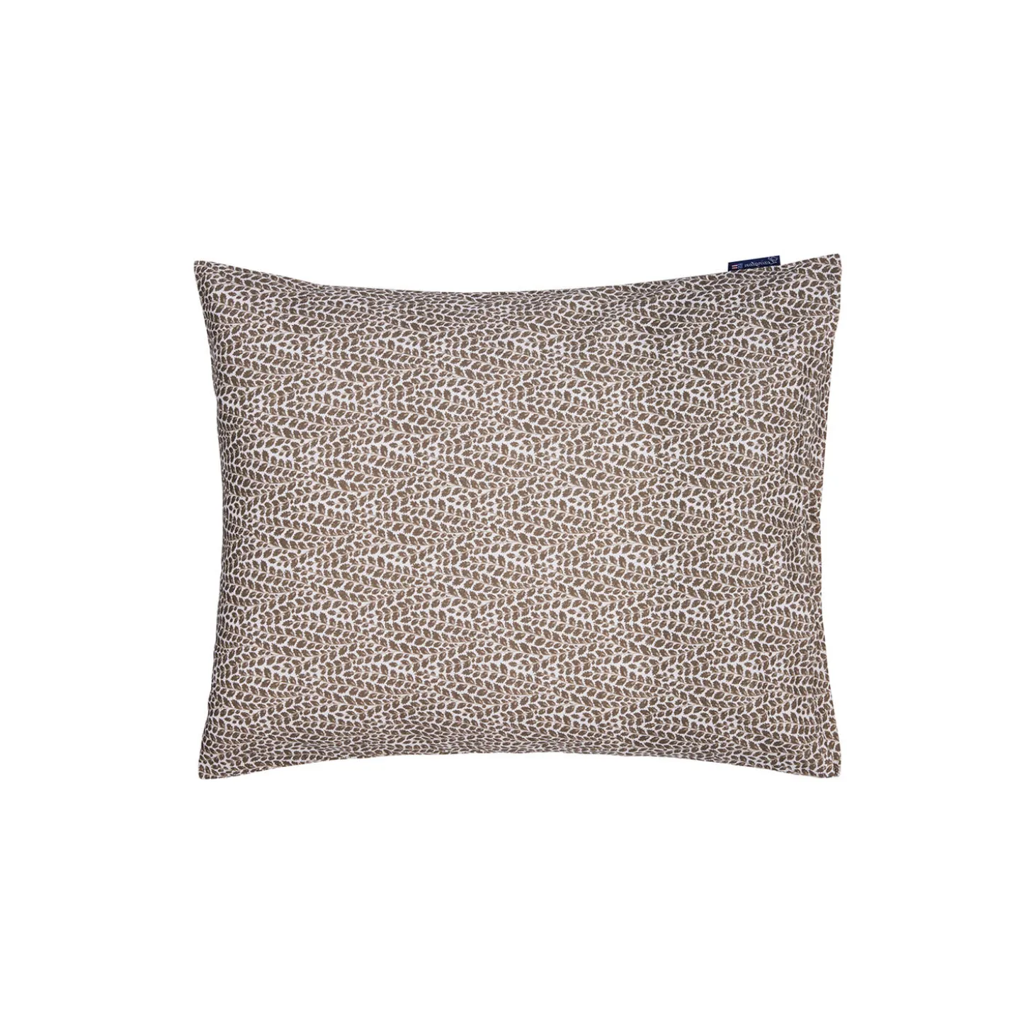 Cotton Sateen Putetrekk, stone/white/beige