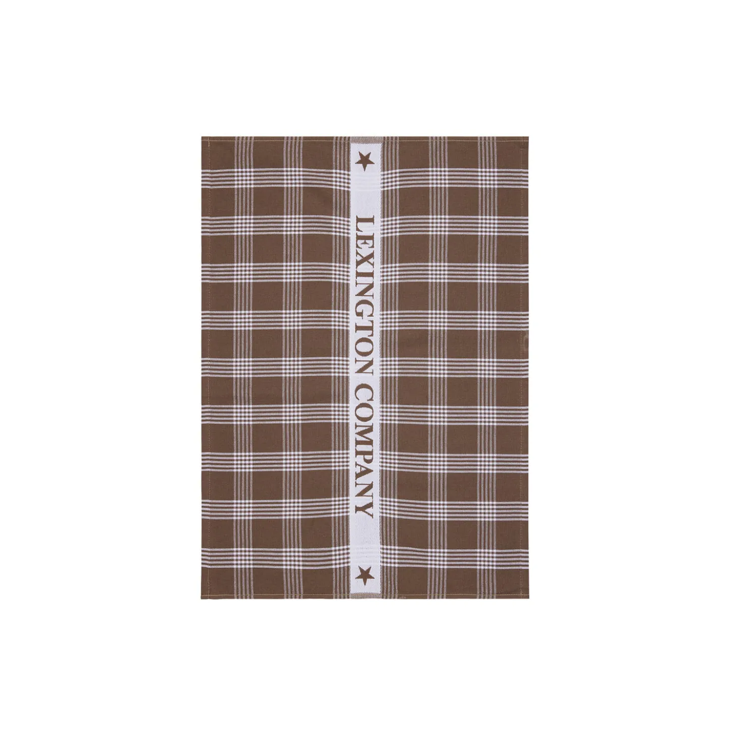 Cotton Terry kjøkkenhåndkle, stein/hvit