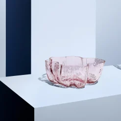 Crackle skål, pink