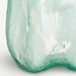 Crackle vase, jade green