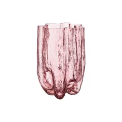 Crackle vase, pink