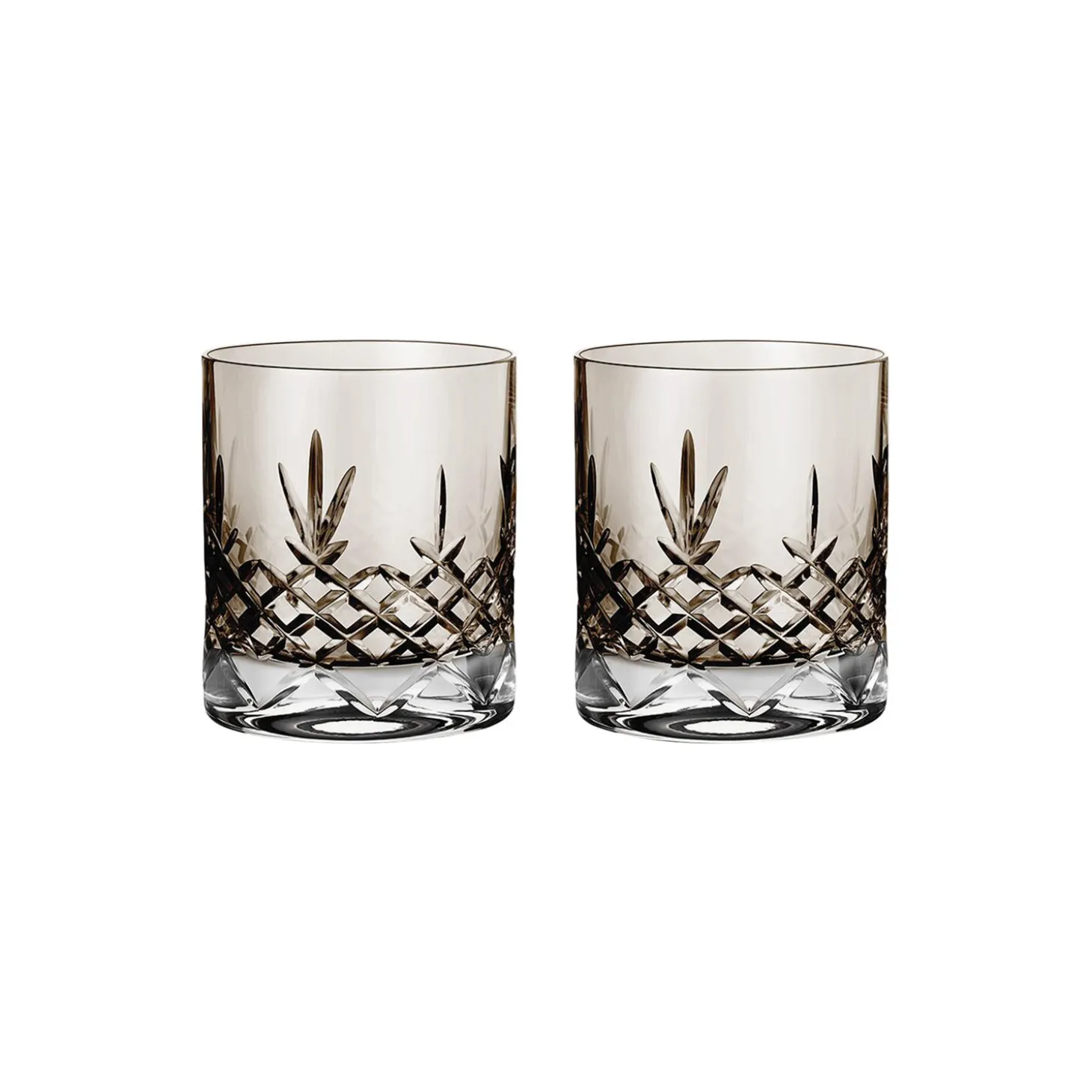 Crispy Lowball glass 2 stk., Copal