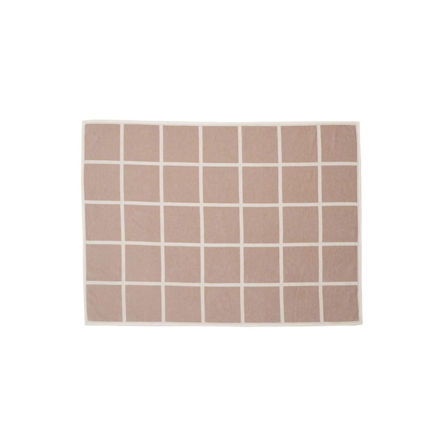 Criss pledd, beige