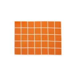 Criss pledd, pale orange