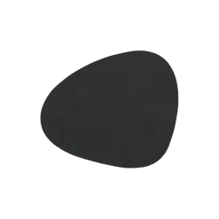 Curve glassbrikke, svart