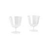 Curve Stem Glass, clear