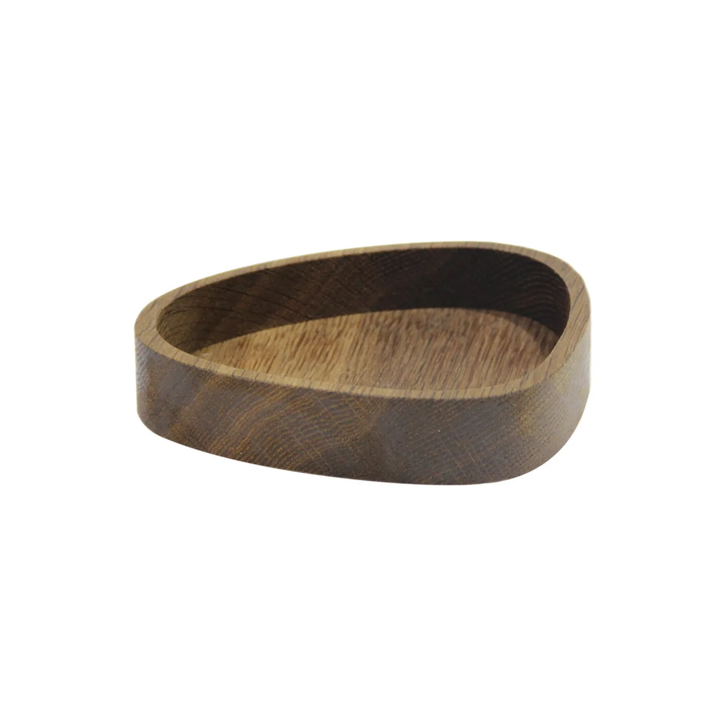 Curve Wood Box, røkt eik