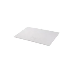 Damask badematte, hvit