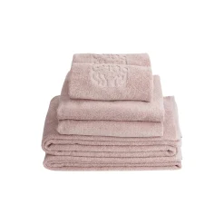 Damask håndkle, dusty rose