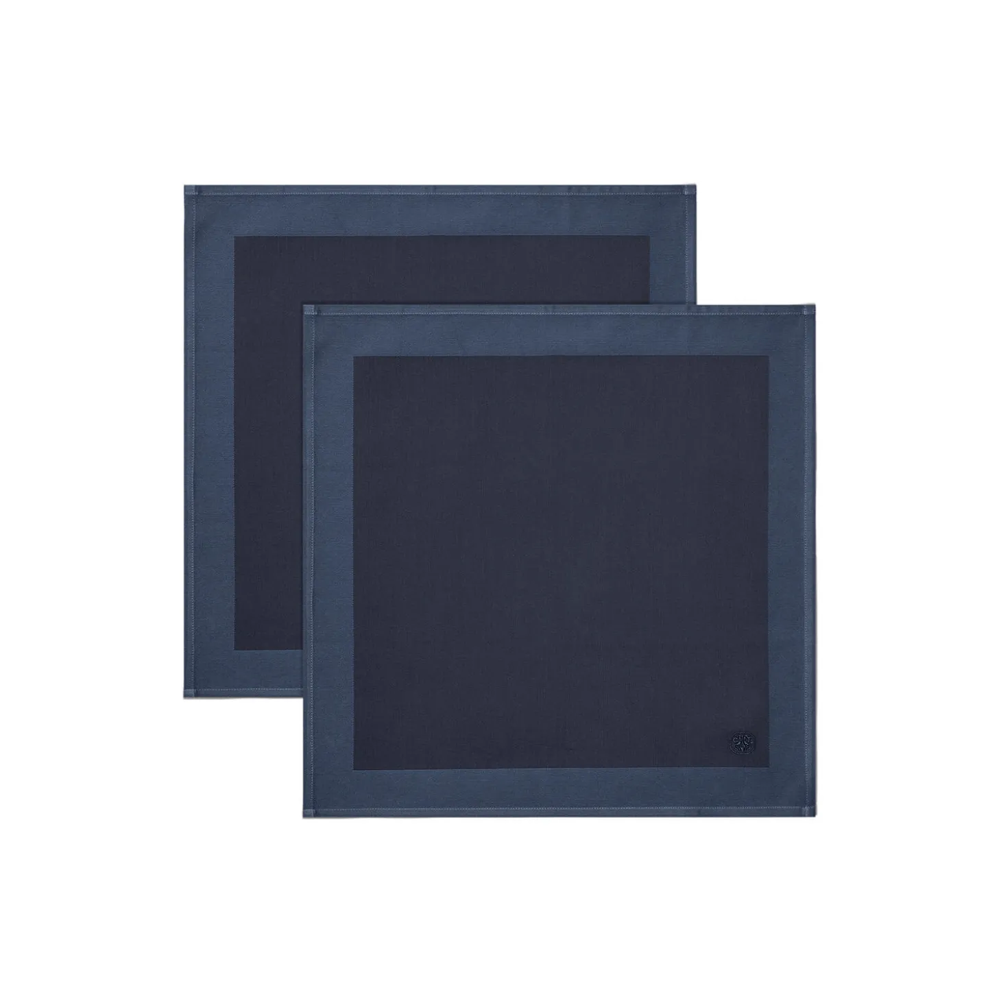 Damask servietter, dark blue
