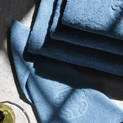 Damask Terry håndkle, bright blue