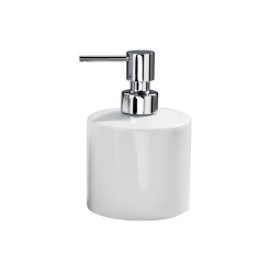 DW 520 såpedispenser, hvit/krom