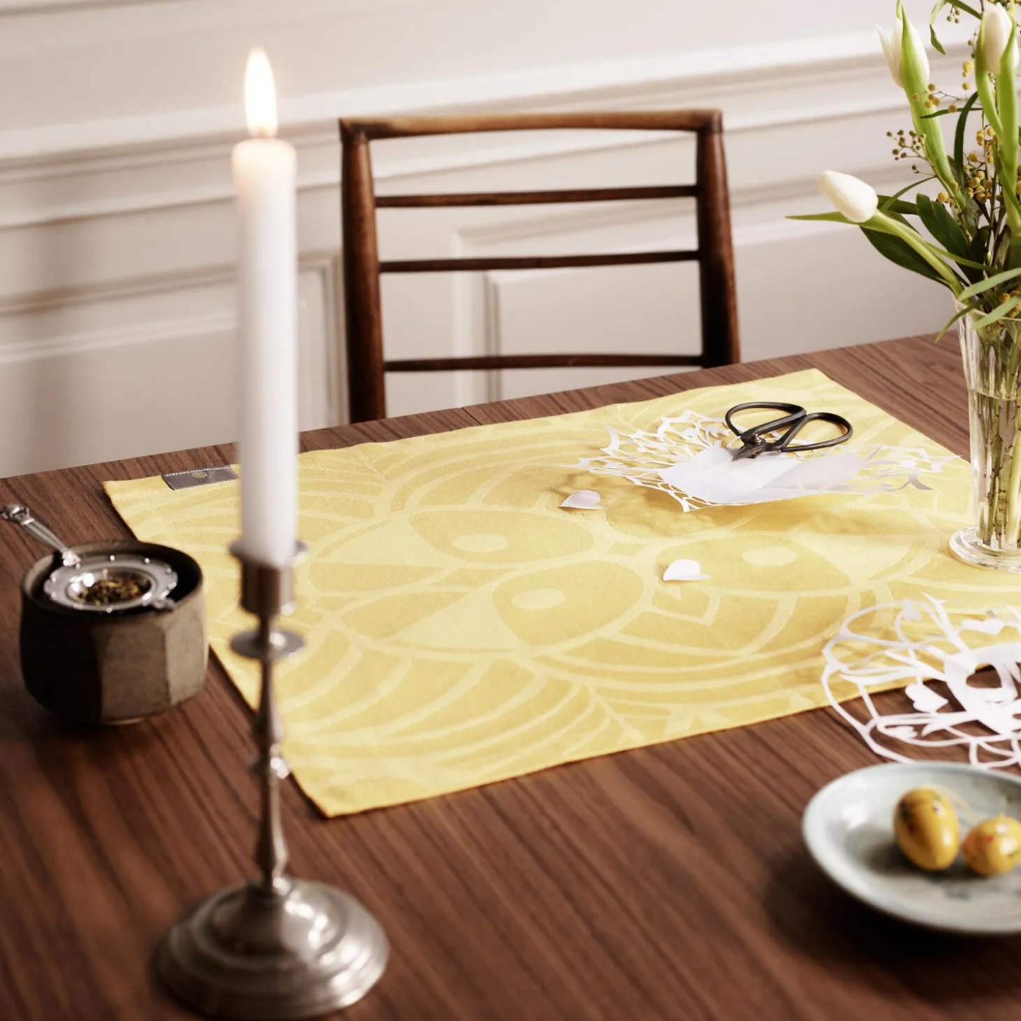 EASTER RUSTIC spisebrikker, yellow