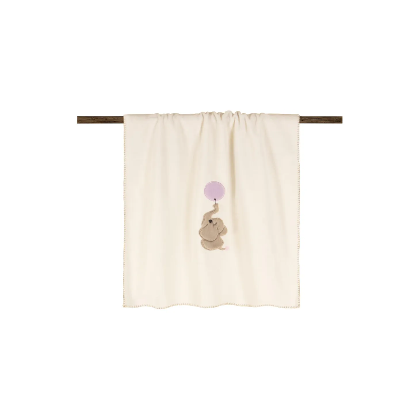 ELEFANTINO Soft bamboo LILLA pledd 75x100cm