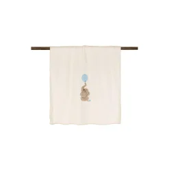 ELEFANTINO Soft bamboo LIGHT BLUE pledd 75x100cm