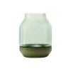 Elevated vase, grønn