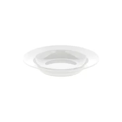 Eventail dyp tallerken med fane Ø 22 cm, hvit