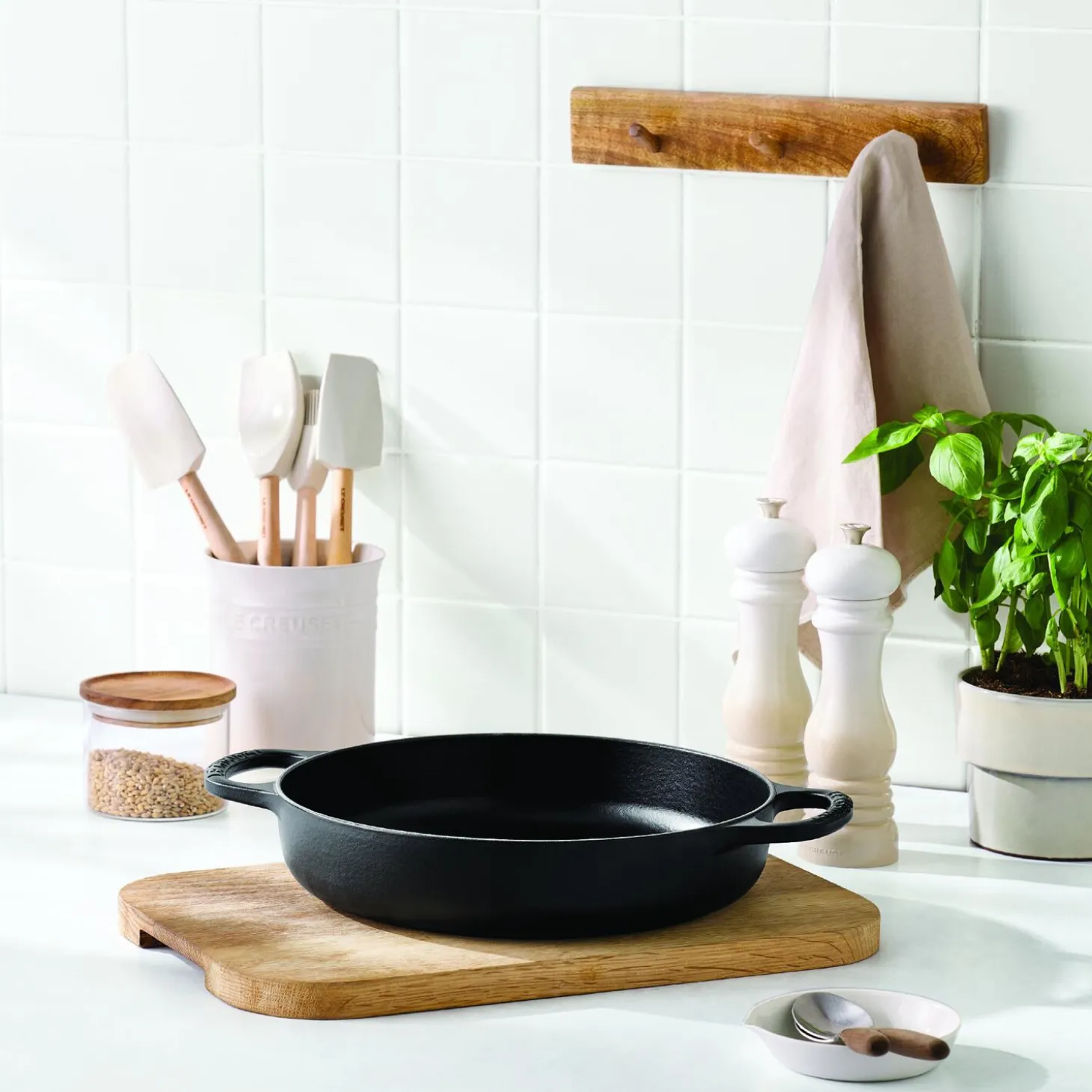 Everyday støpejern stekepanne 28 cm, matte black