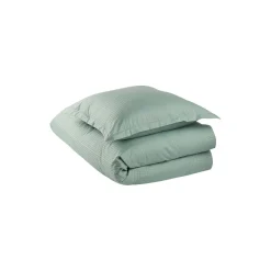 Facet sengetøy, jade green