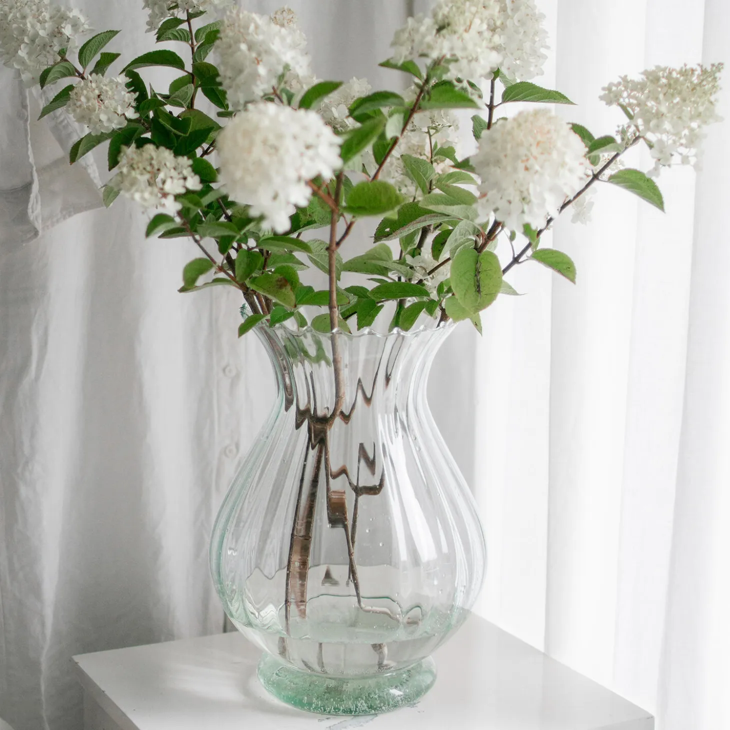 Falla resirkulert vase, clear