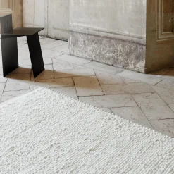 Flavia gulvteppe, white