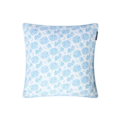 Floral Printed putetrekk, blue/white