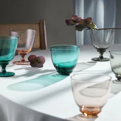 Flow glass med stett, røk