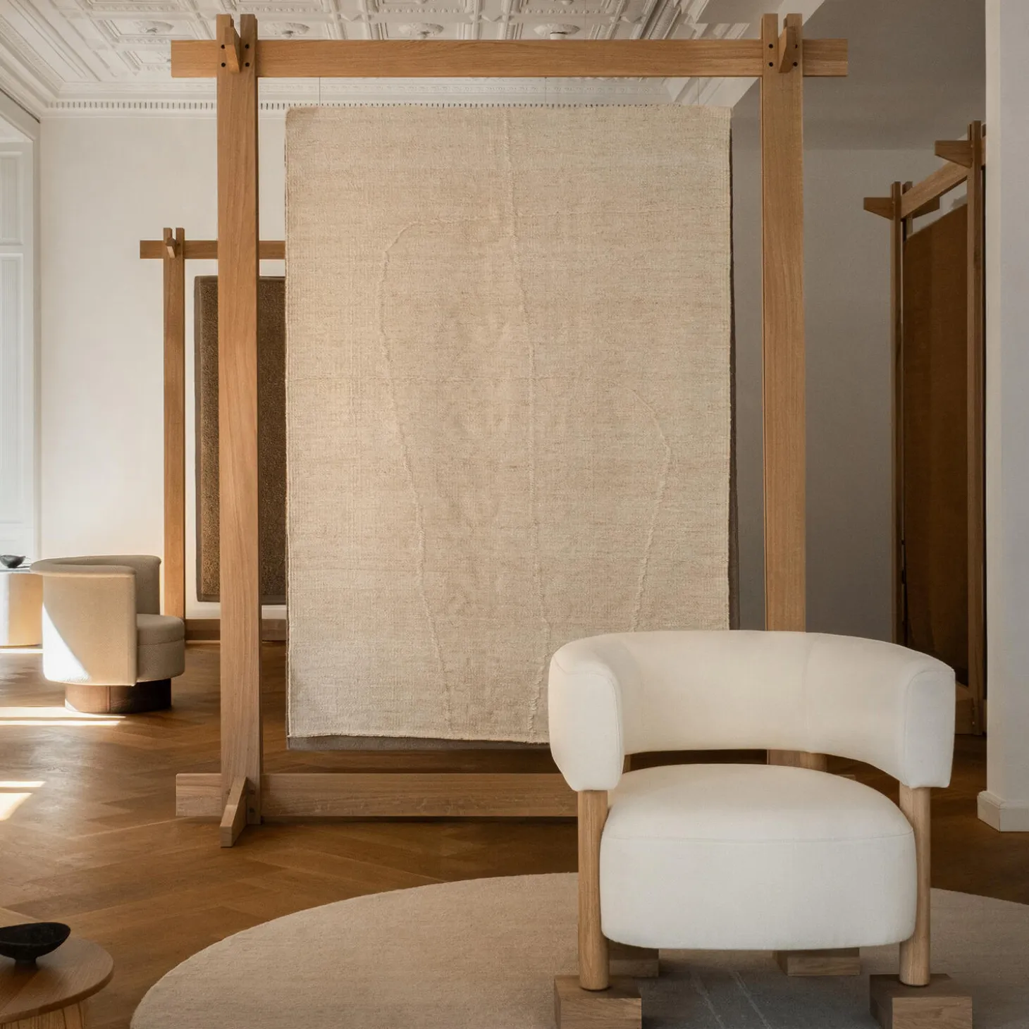 Flow Shen gulvteppe, beige