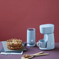 FOODIE elektrisk melkeskummer, dusty blue