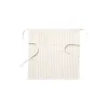 Forstykke, kremhvit med beige striper