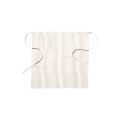 Forstykke, kremhvit med beige striper