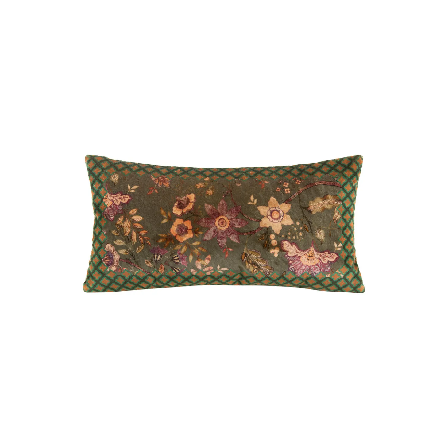 Frati pute 30x60, floral green