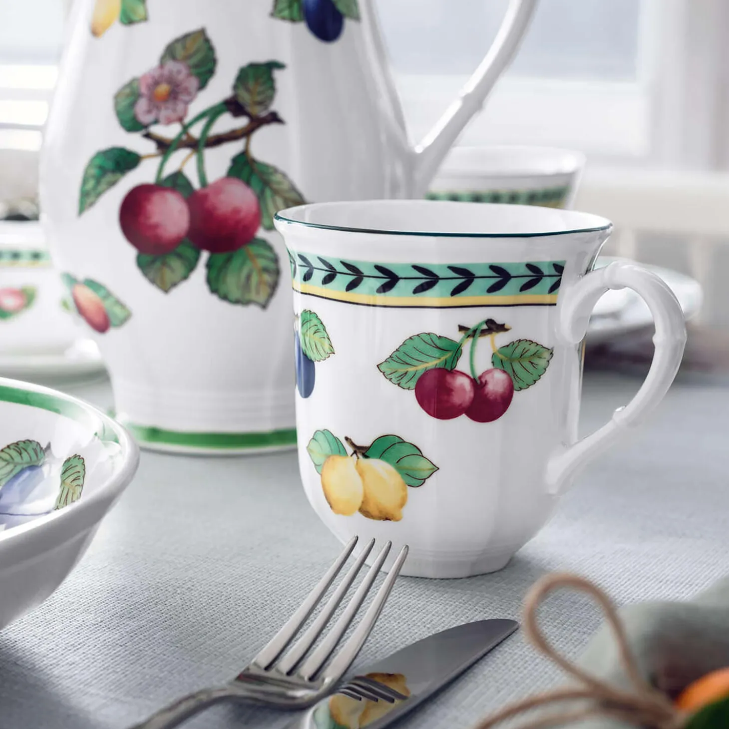 French Garden Fleurance Jumbo krus