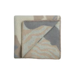 Fugl Og Fisk Halvpledd, Grey/Beige