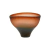 Funnel liten vase, brun