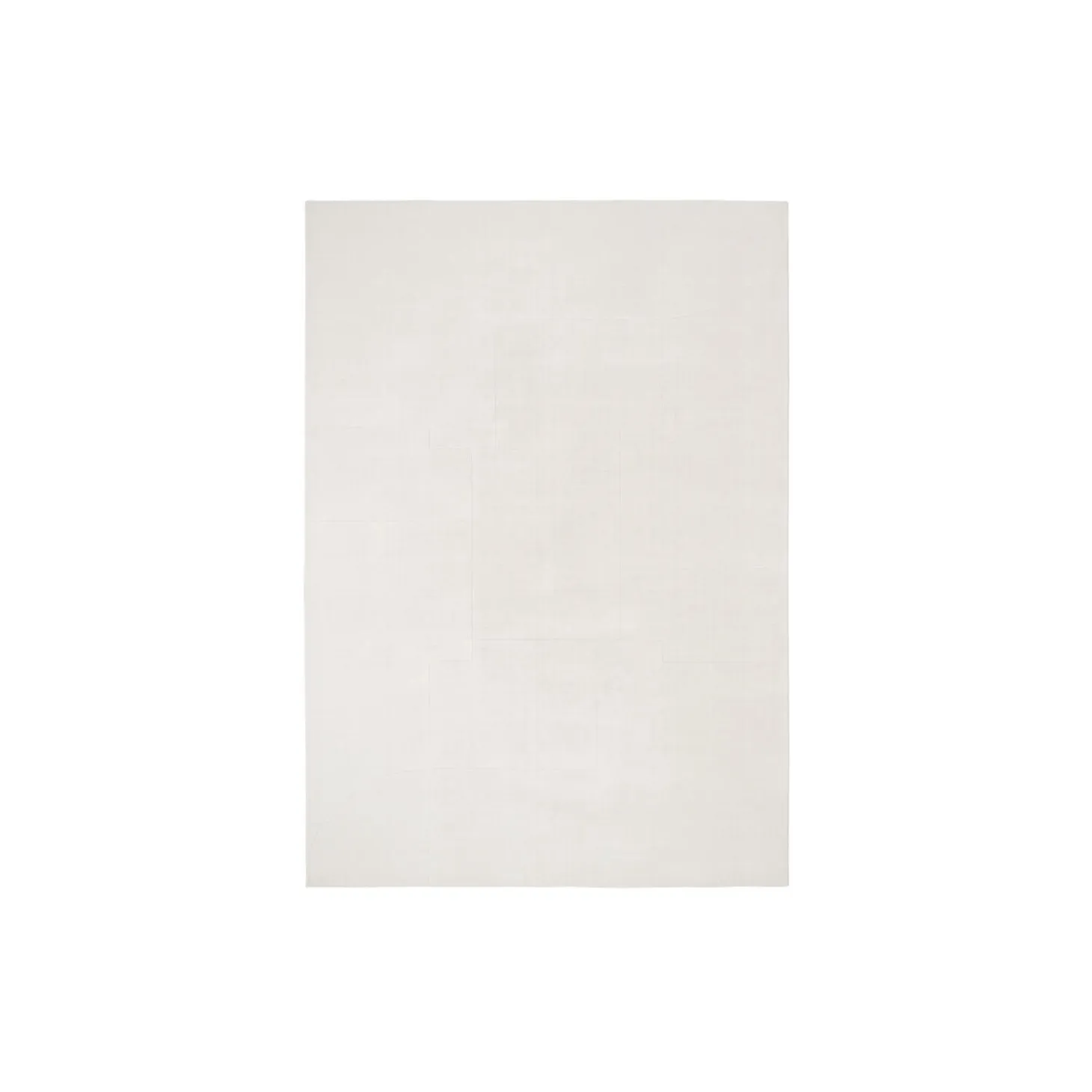Geometric Maze gulvteppe, white