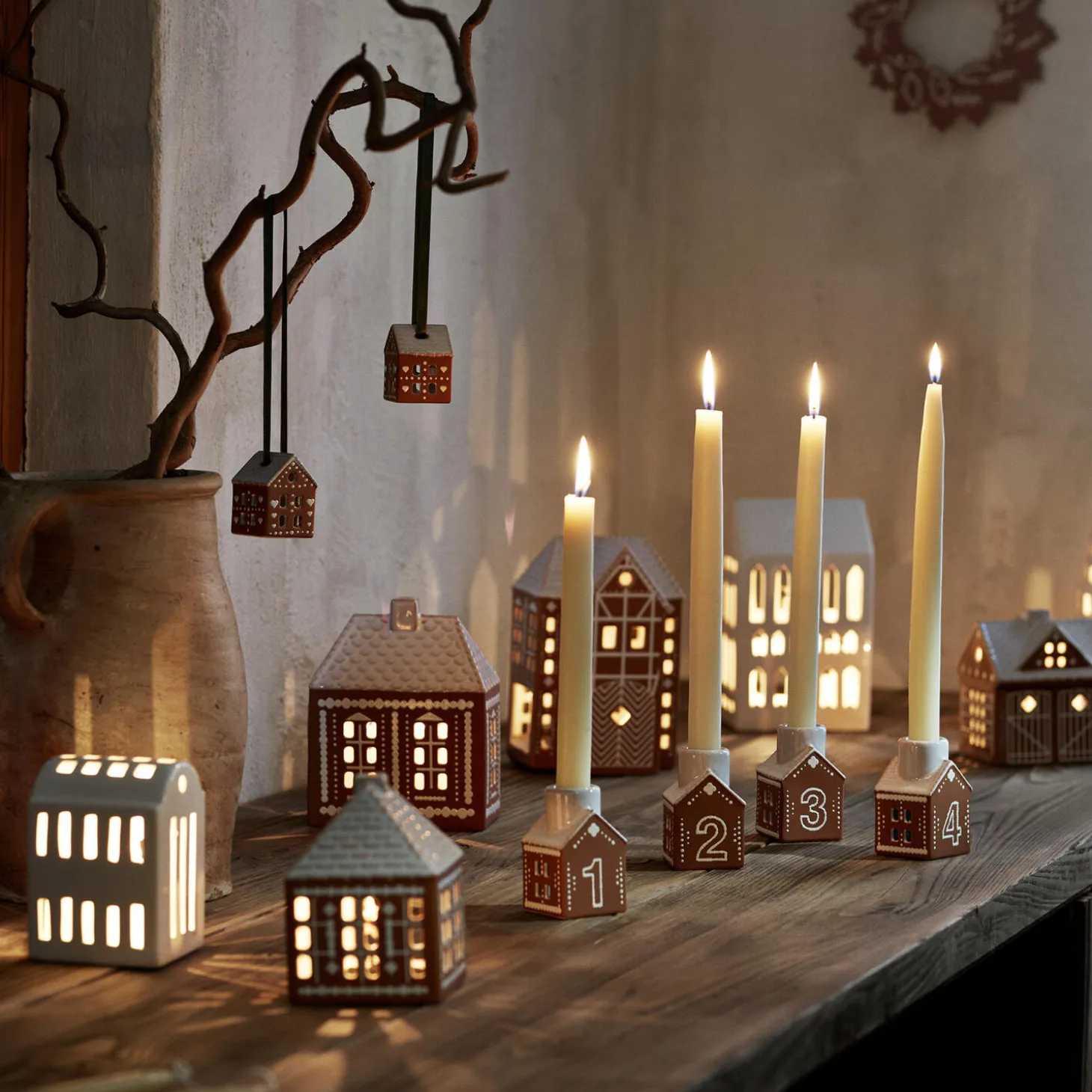 Gingerbread Adventsstaker