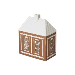 Gingerbread lyshus, brun