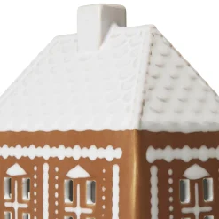 Gingerbread lyshus, brun