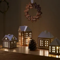 Gingerbread Lyshus Julestall