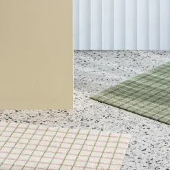 Grid Matcha Lemon Dørmatte