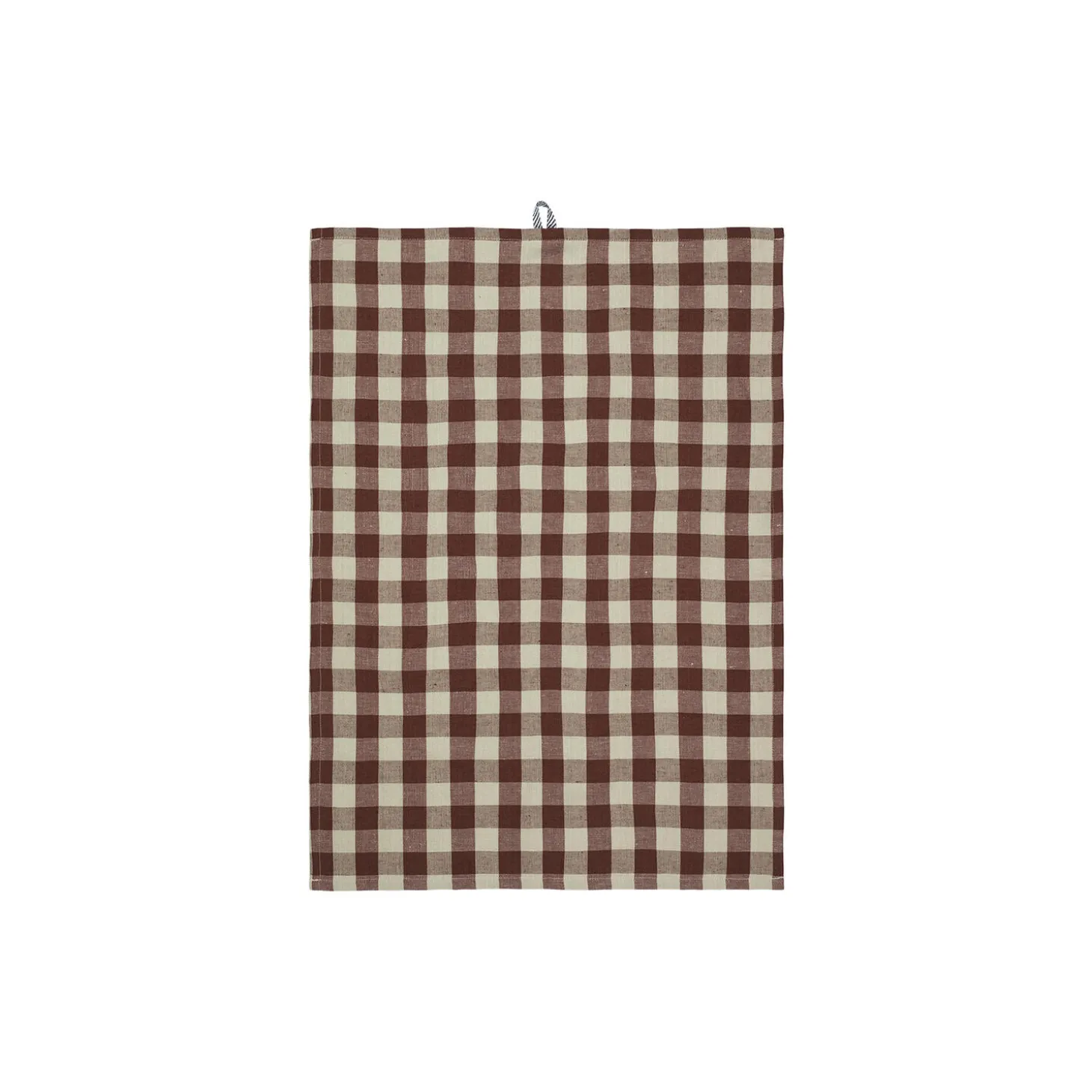 Hale Tea Towel, cinnamon/grey green